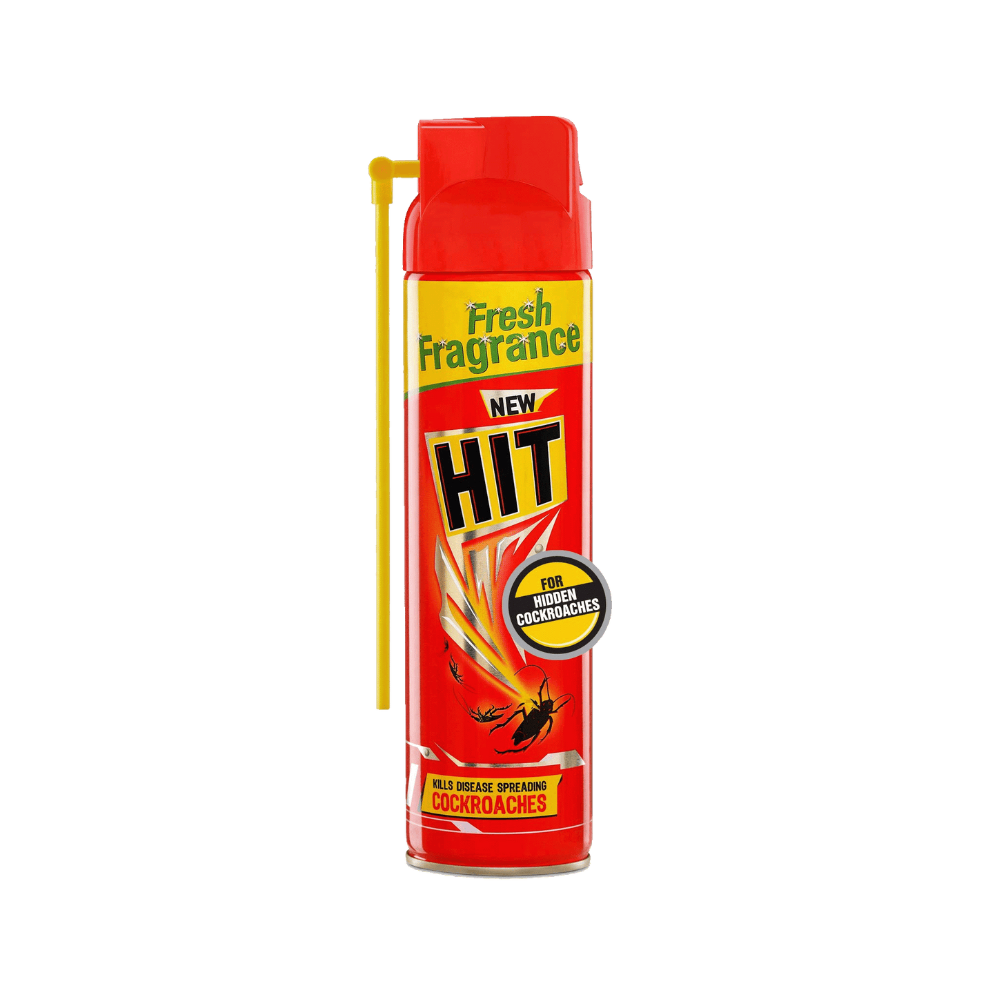 HIT Crawling Insect Killer – Cockroach Killer Spray (320ml) | Instant Kill | Deep-Reach Nozzle | Fresh Fragrance