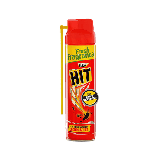 HIT Crawling Insect Killer – Cockroach Killer Spray (320ml) | Instant Kill | Deep-Reach Nozzle | Fresh Fragrance