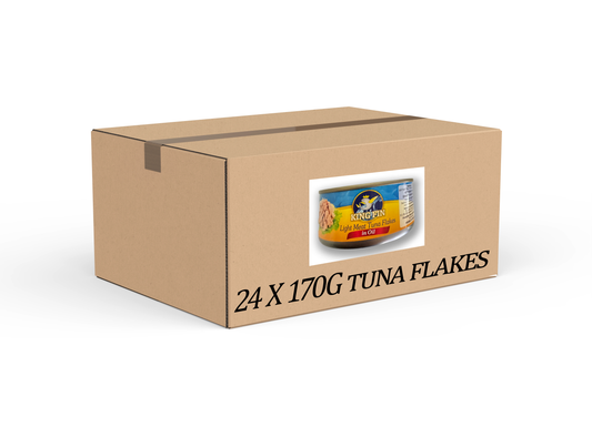 PRE-ORDER Carton of King Fin Tuna Flakes